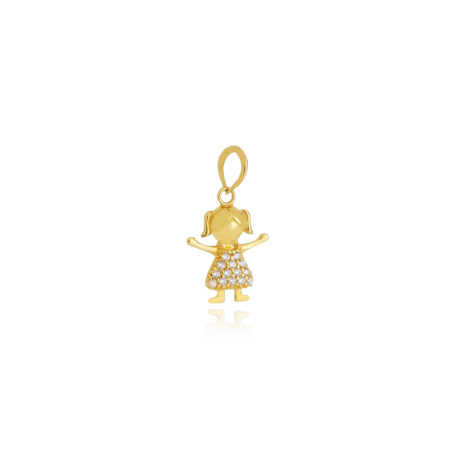 pingente-menina_com_zircônia_em_ouro_amarelo_18k